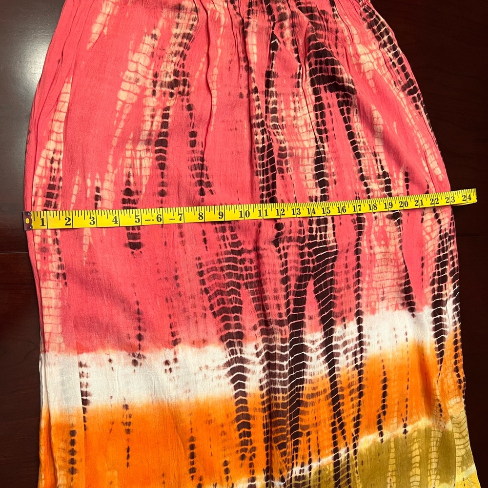 Multicolor Tie-Dye Maxi Dress - Picture 4 of 10